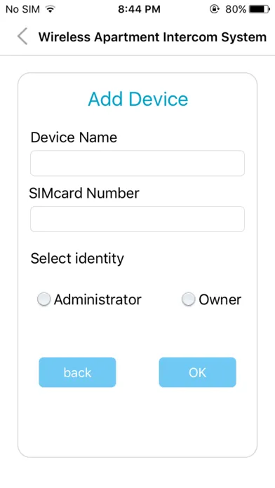 Wireless Apartment Intercom System Screenshots
