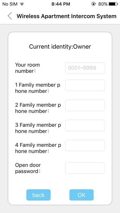 Wireless Apartment Intercom System Screenshots