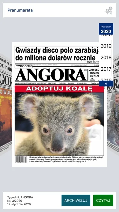 Скриншоты Tygodnik ANGORA