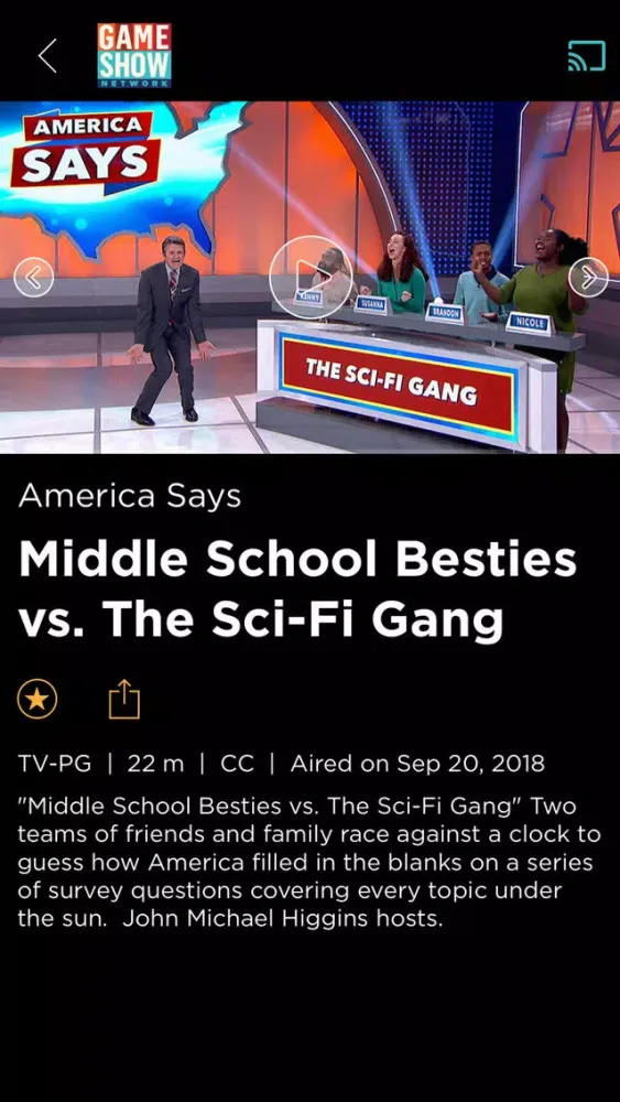 Game Show Network Ekran Görüntüleri