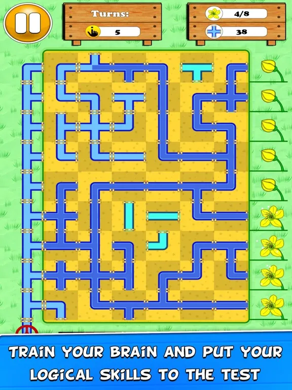 Capturas de tela do Connect Water Pipes iPad 