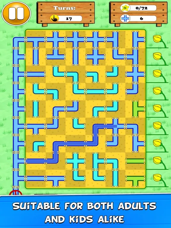 Capturas de tela do Connect Water Pipes iPad 