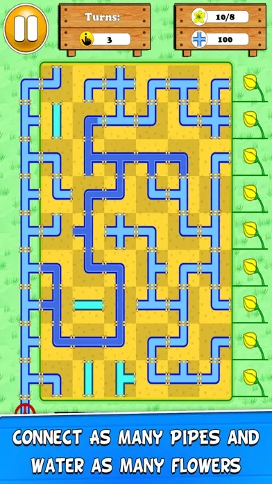 Capturas de tela do Connect Water Pipes