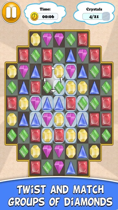 Capturas de tela do Diamond Twist Mania