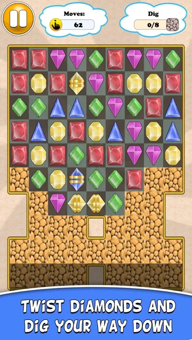 Capturas de tela do Diamond Twist Mania