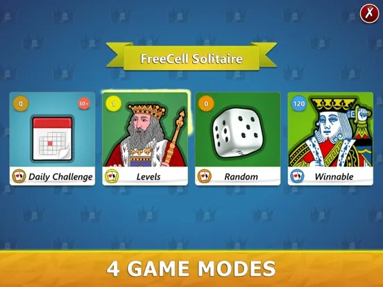 FreeCell Solitaire Mobile iPad  स्क्रीनशॉट