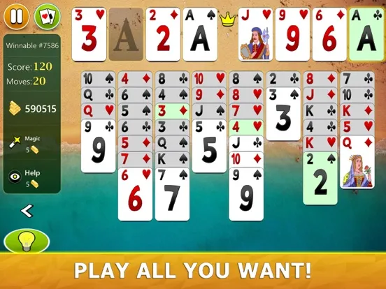 FreeCell Solitaire Mobile iPad  स्क्रीनशॉट