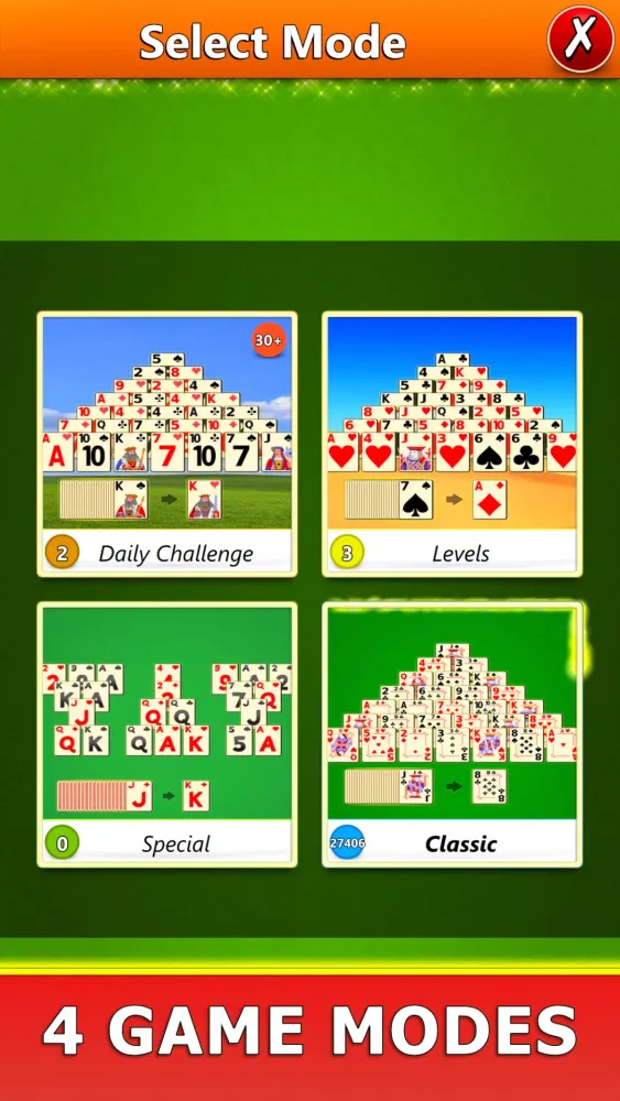 Pyramid Solitaire Mobile Ekran Görüntüleri