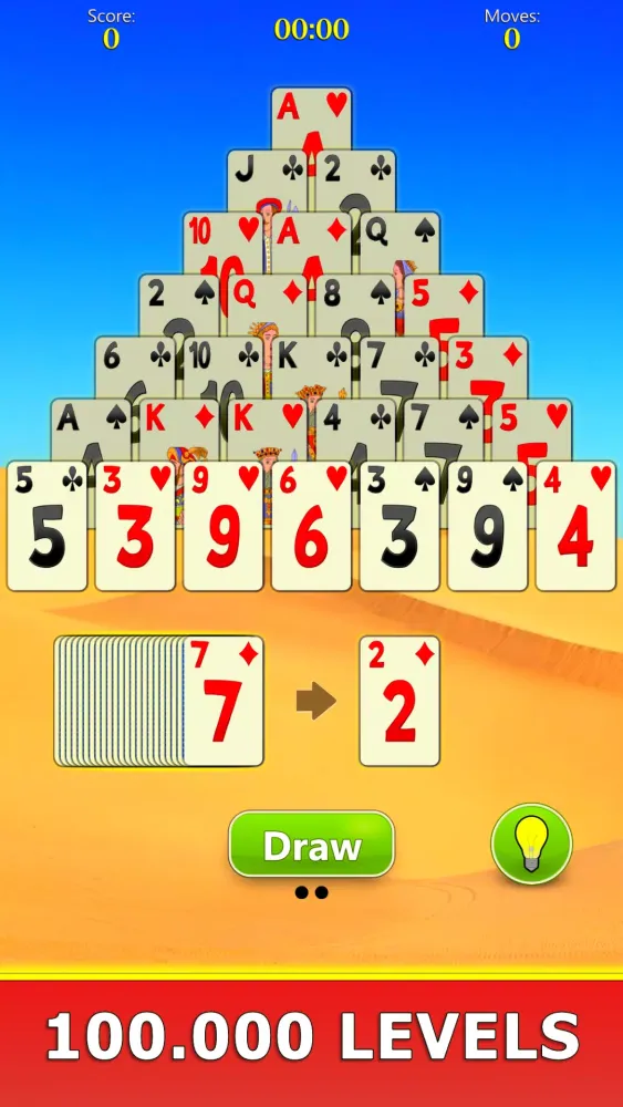 Pyramid Solitaire Mobile Ekran Görüntüleri