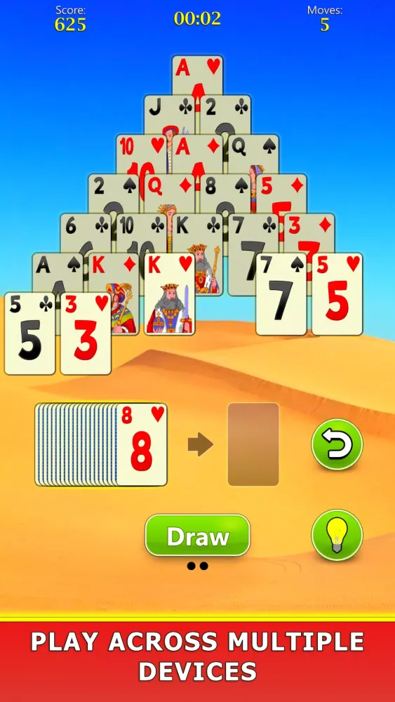 Pyramid Solitaire Mobile Ekran Görüntüleri