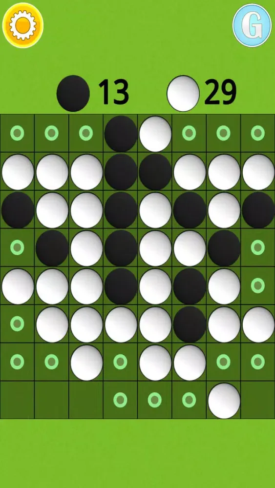 Captures d'écran de Reversi Mobile