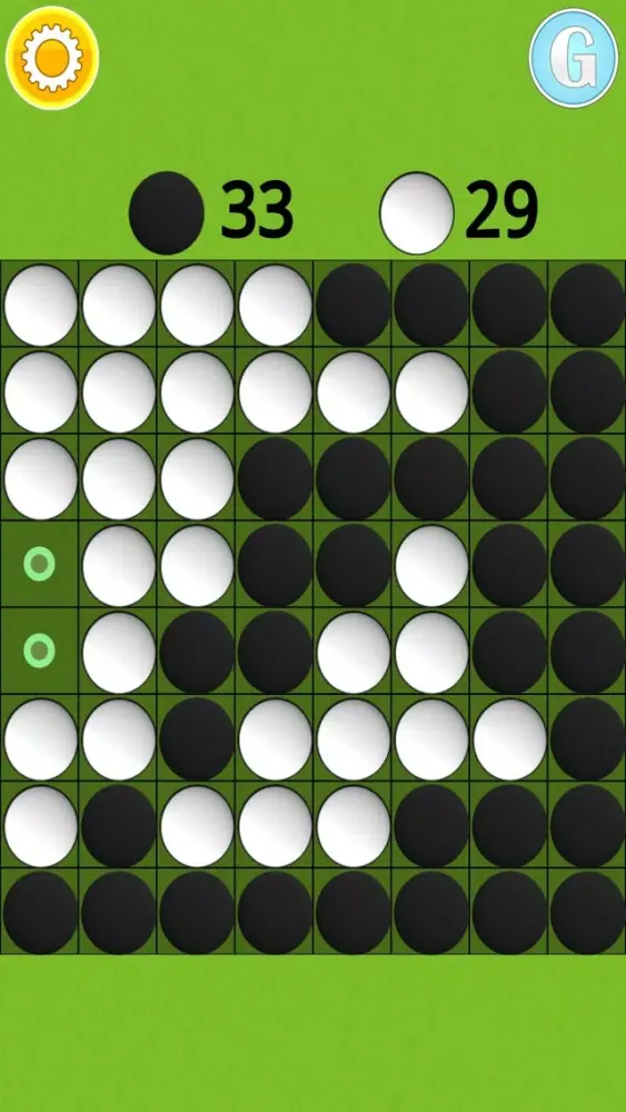 Captures d'écran de Reversi Mobile