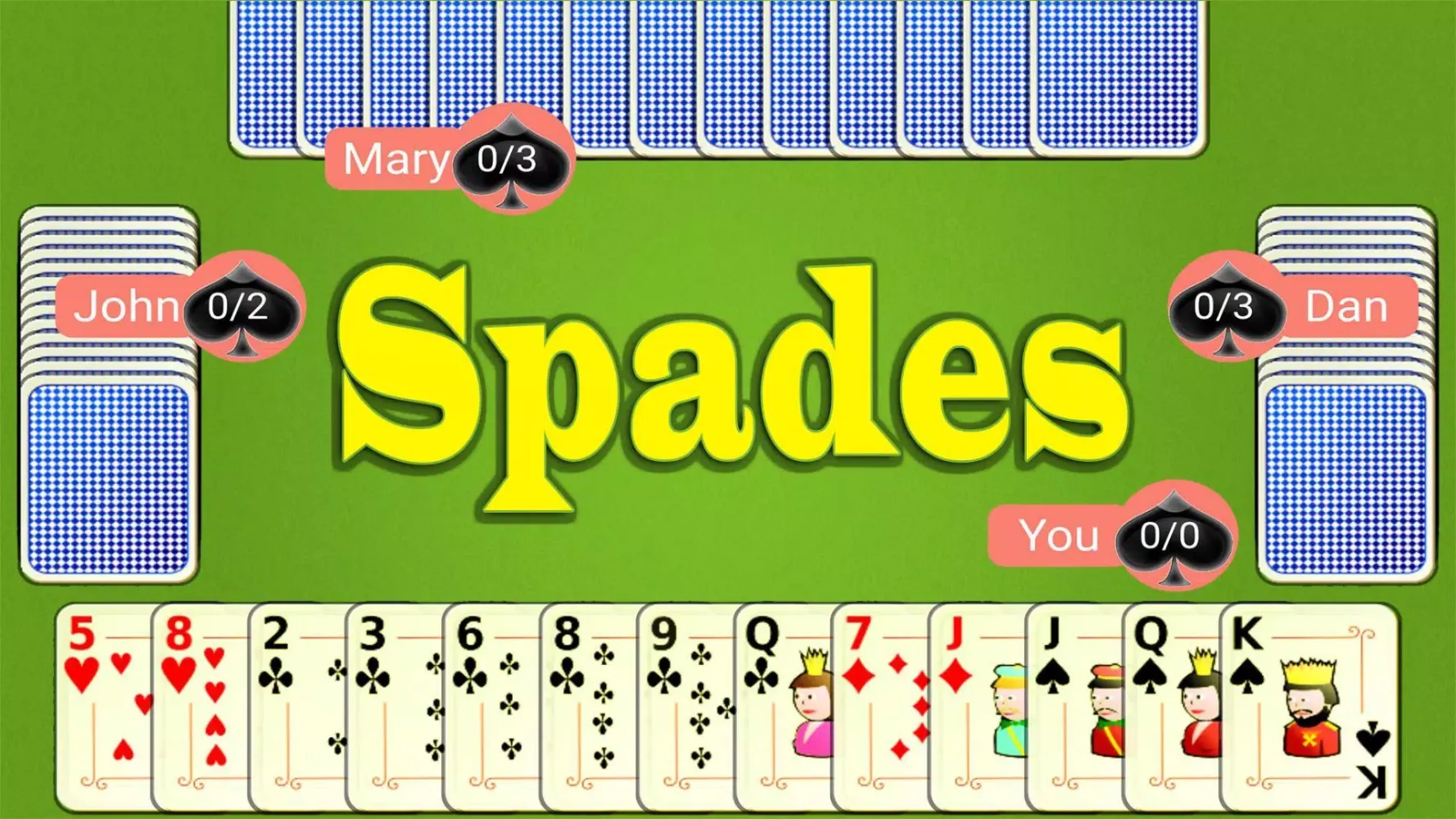 Spades Mobile Screenshots