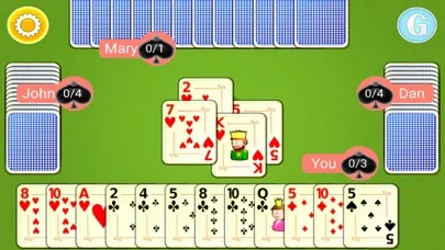 Ảnh chụp màn hình của Spades Mobile