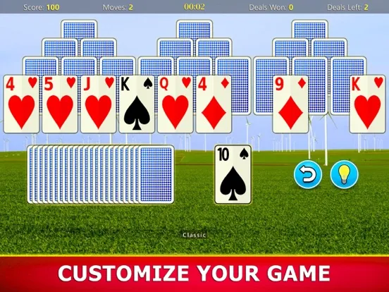 TriPeaks Solitaire Mobile iPad  Screenshots