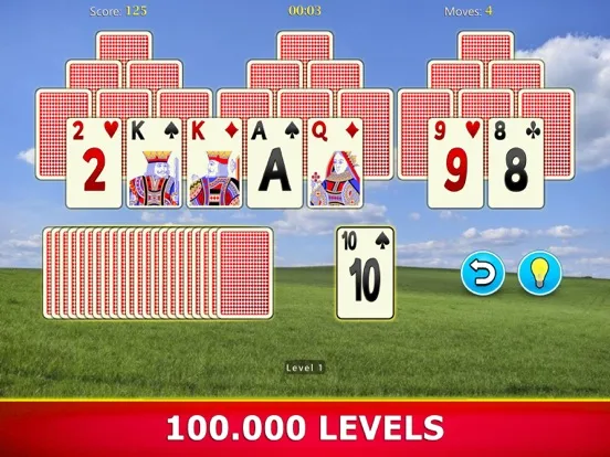 TriPeaks Solitaire Mobile iPad  Screenshots
