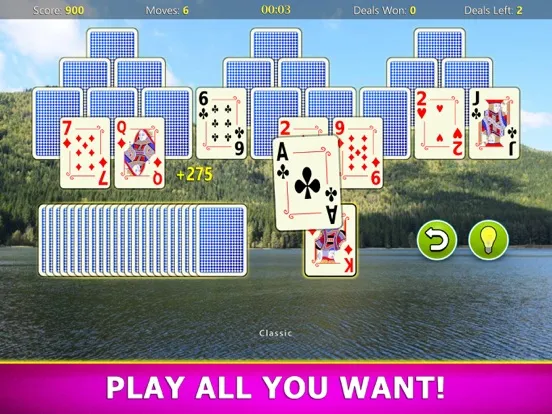 TriPeaks Solitaire Mobile iPad  Screenshots