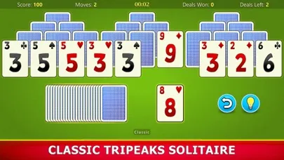 TriPeaks Solitaire Mobile Screenshots