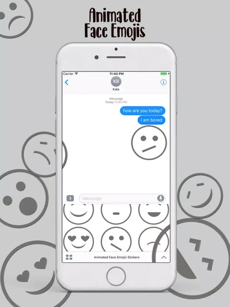 Captures d'écran de Animated Face Emojis Stickers iPad 
