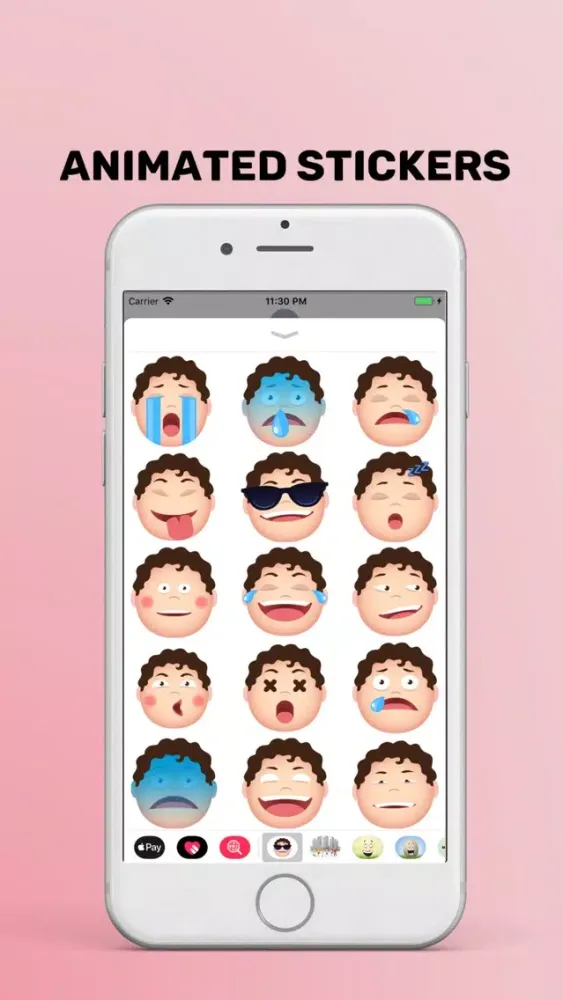 Animated Face Stickers Screenshots