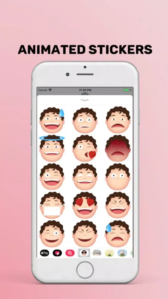 Animated Face Stickers Screenshots