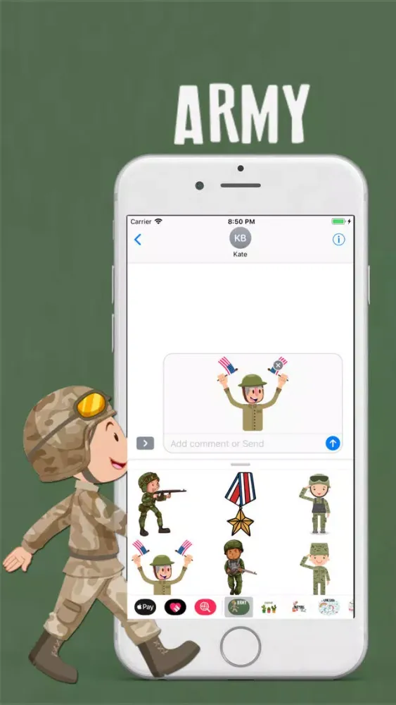 Army Pack Stickers Screenshots