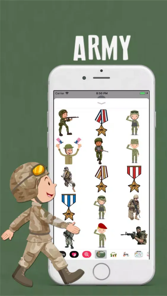 Army Pack Stickers Screenshots