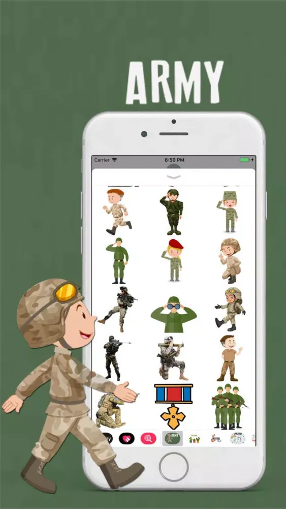 Army Pack Stickers Screenshots