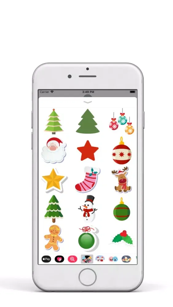 Captures d'écran de Christmas Sticky Sticker