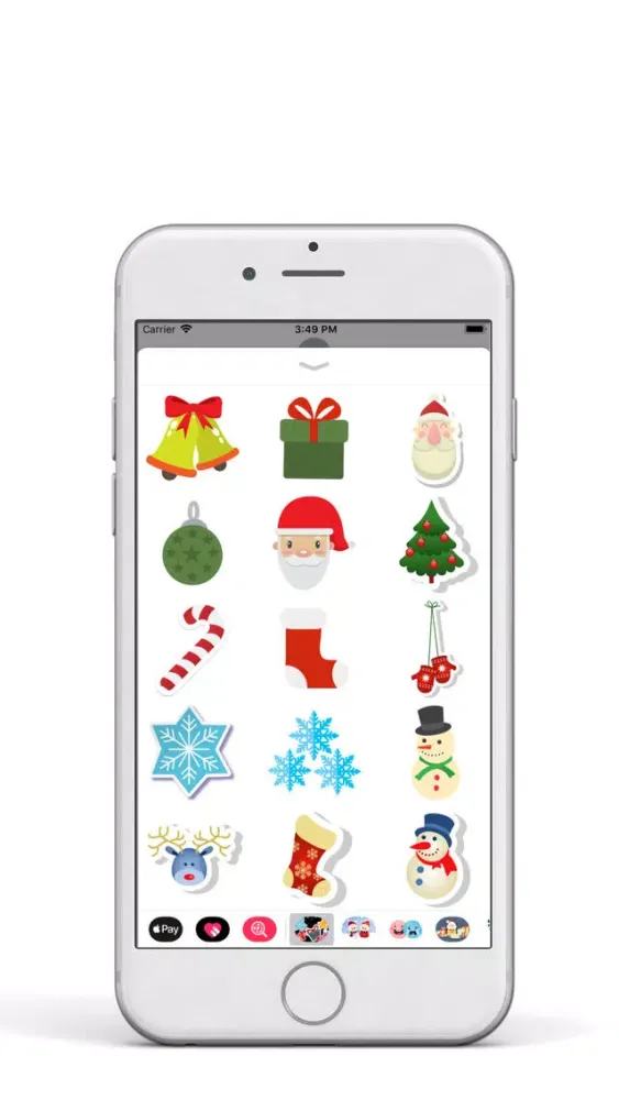 Captures d'écran de Christmas Sticky Sticker