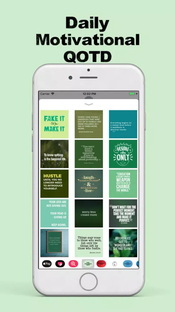 Daily Motivational QOTD Screenshots