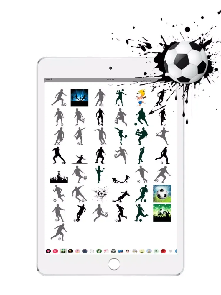 Football Fever Stickers iPad  Ekran Görüntüleri
