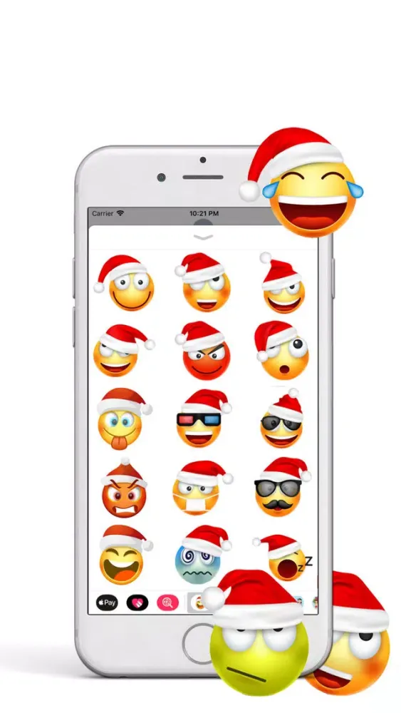 Santa Claus Cute Emoji Pack Screenshots