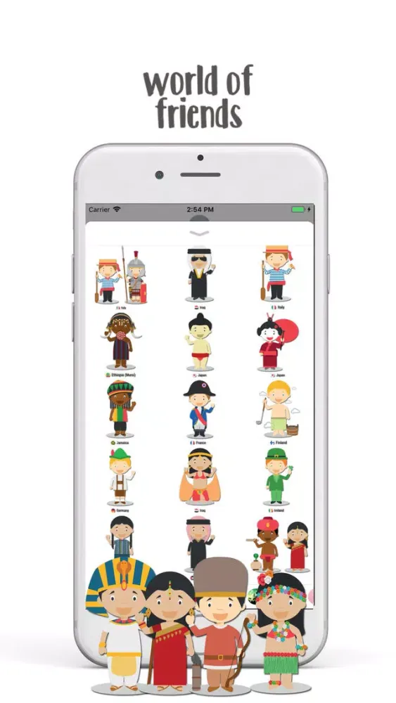 Ảnh chụp màn hình của World Of Friends 2 Stickers