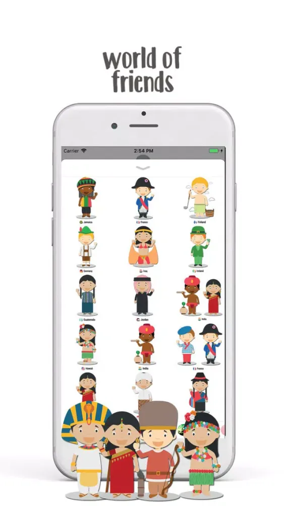 Ảnh chụp màn hình của World Of Friends 2 Stickers