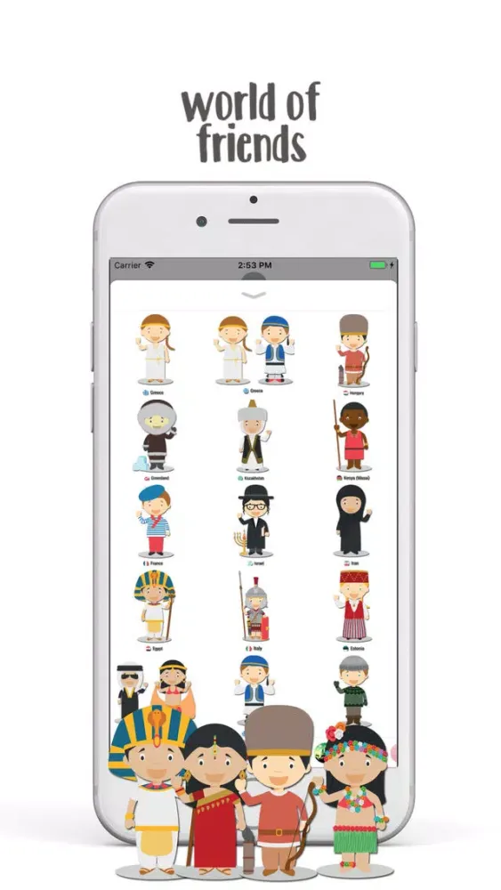Ảnh chụp màn hình của World Of Friends 2 Stickers