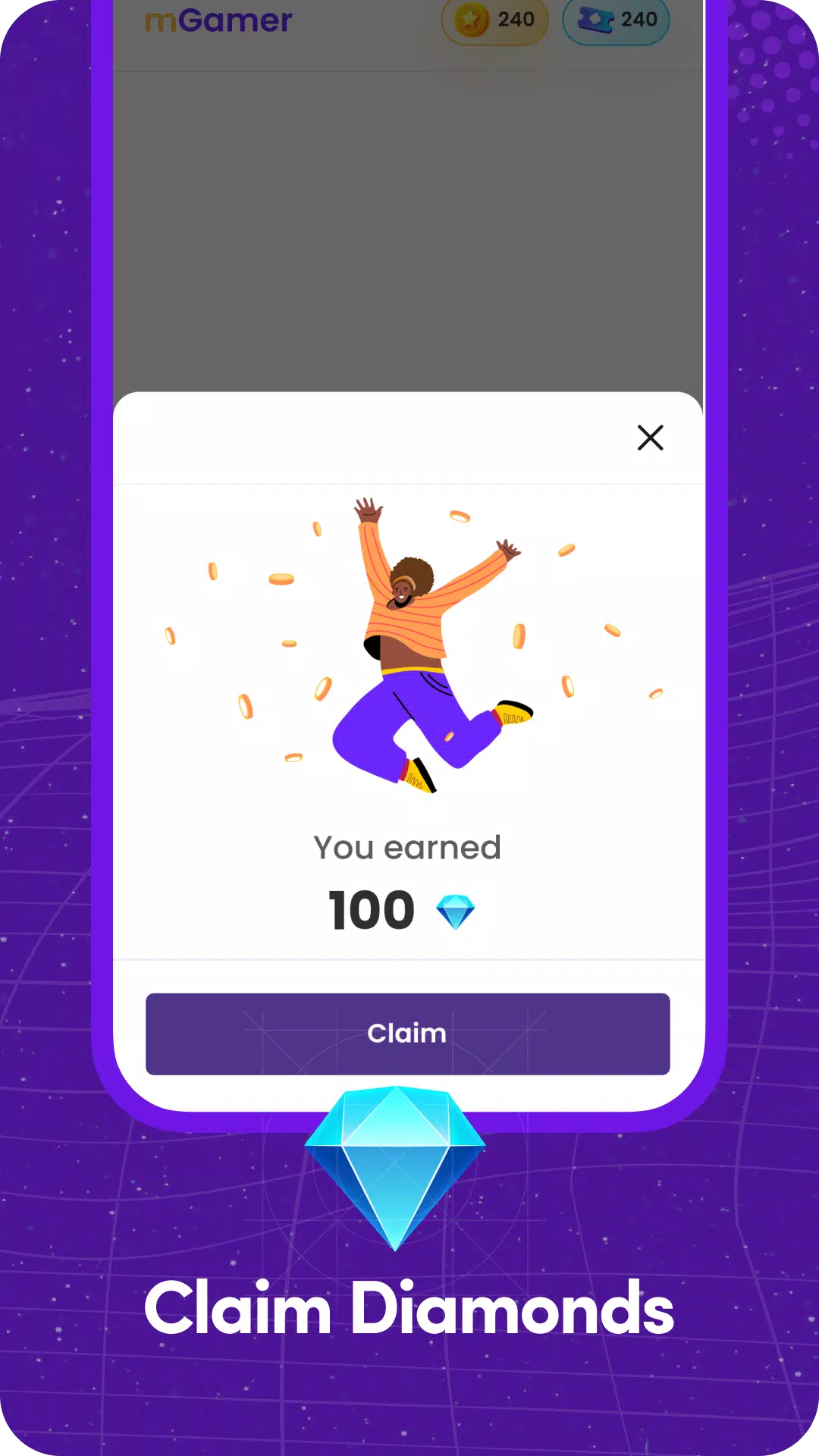 Earn Diamonds for Bang Mobile Screenshots