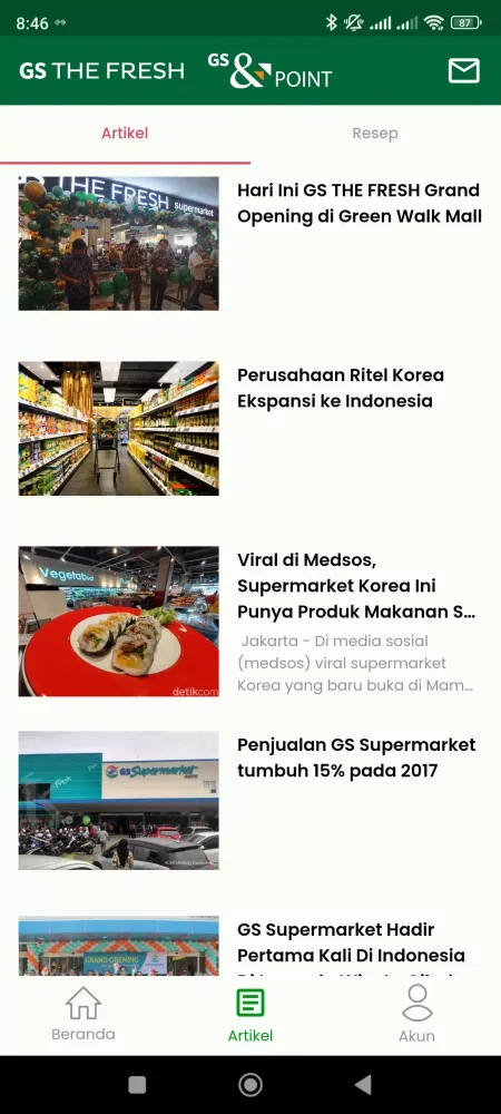 Capturas de pantalla de GS THE FRESH (Supermarket)