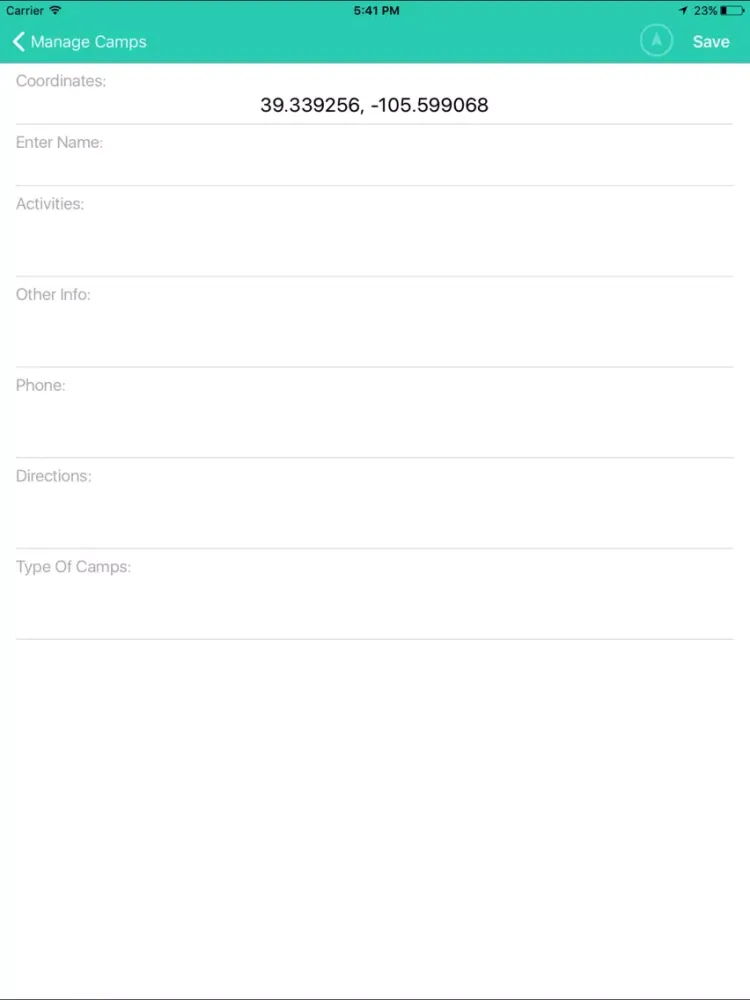 Colorado State Campgrounds & RV’s iPad  Screenshots