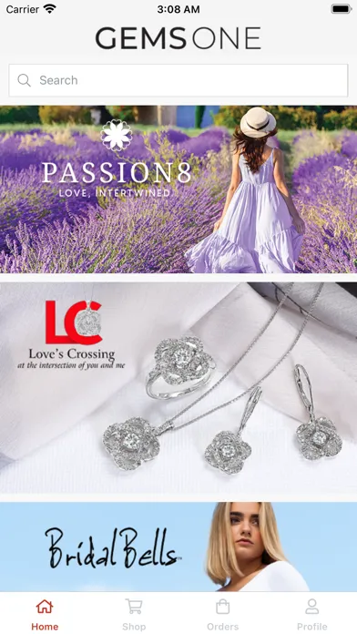 Ảnh chụp màn hình của Gems One