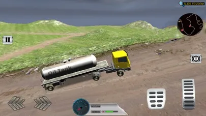 Ảnh chụp màn hình của Off Road Oil Transport - Truck trailer Driving 3D