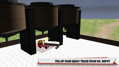 Ảnh chụp màn hình của Off Road Oil Transport - Truck trailer Driving 3D