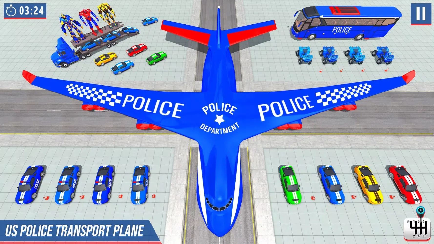 Robot Car Games Transform Game 스크린샷