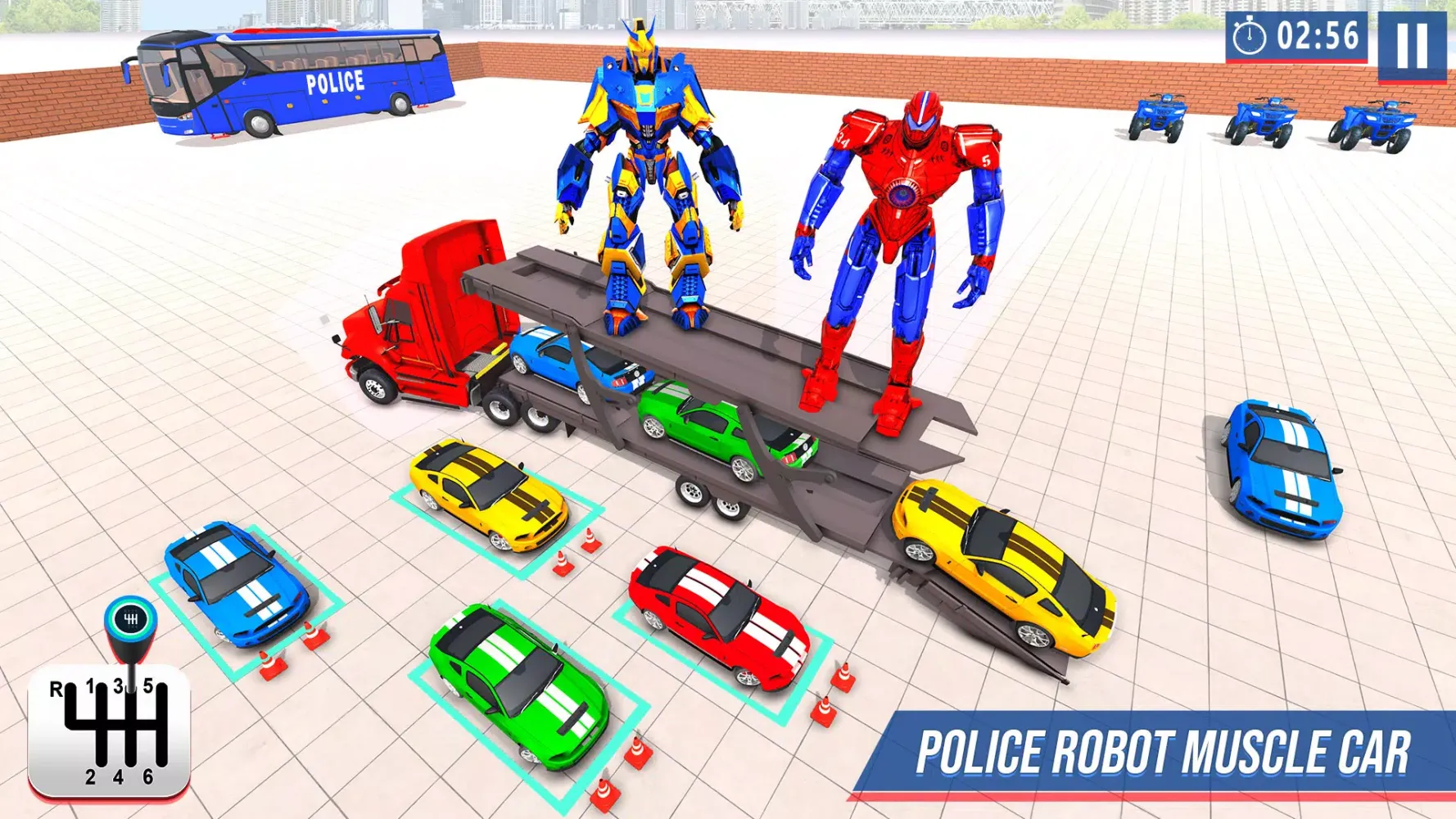 Robot Car Games Transform Game 스크린샷