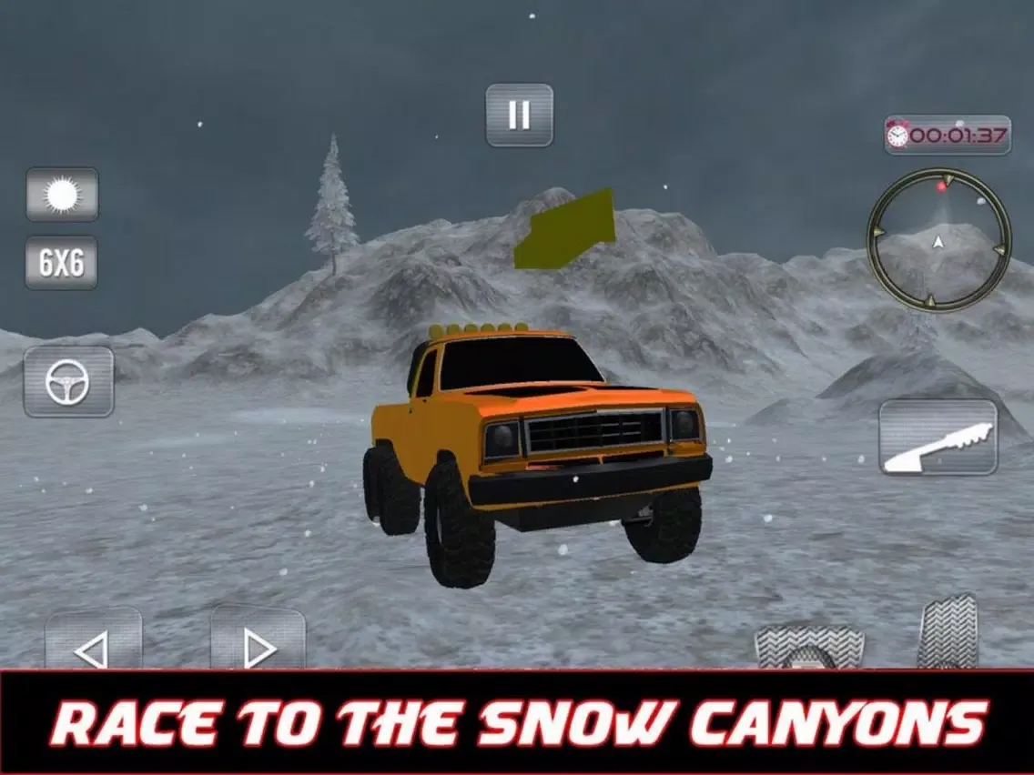 Snow SUV 4X4 Driving iPad 스크린샷