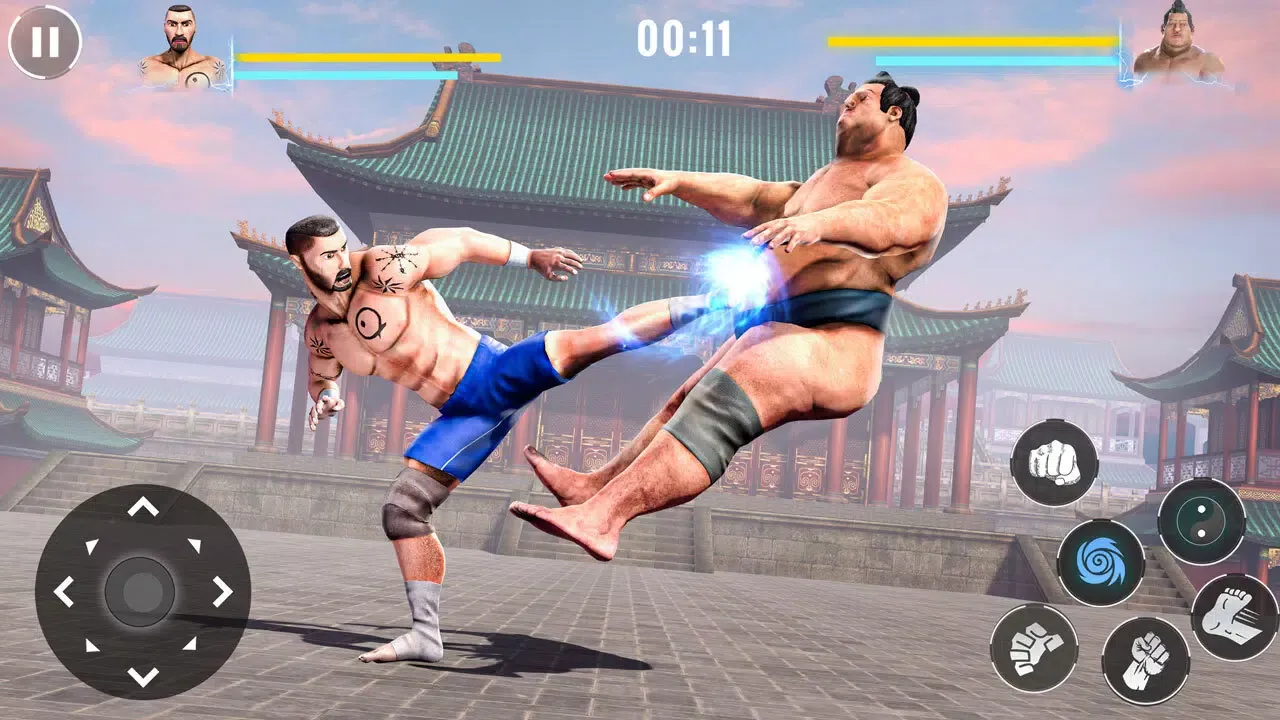 ภาพหน้าจอของ Karate Kung Fu Fighting Game