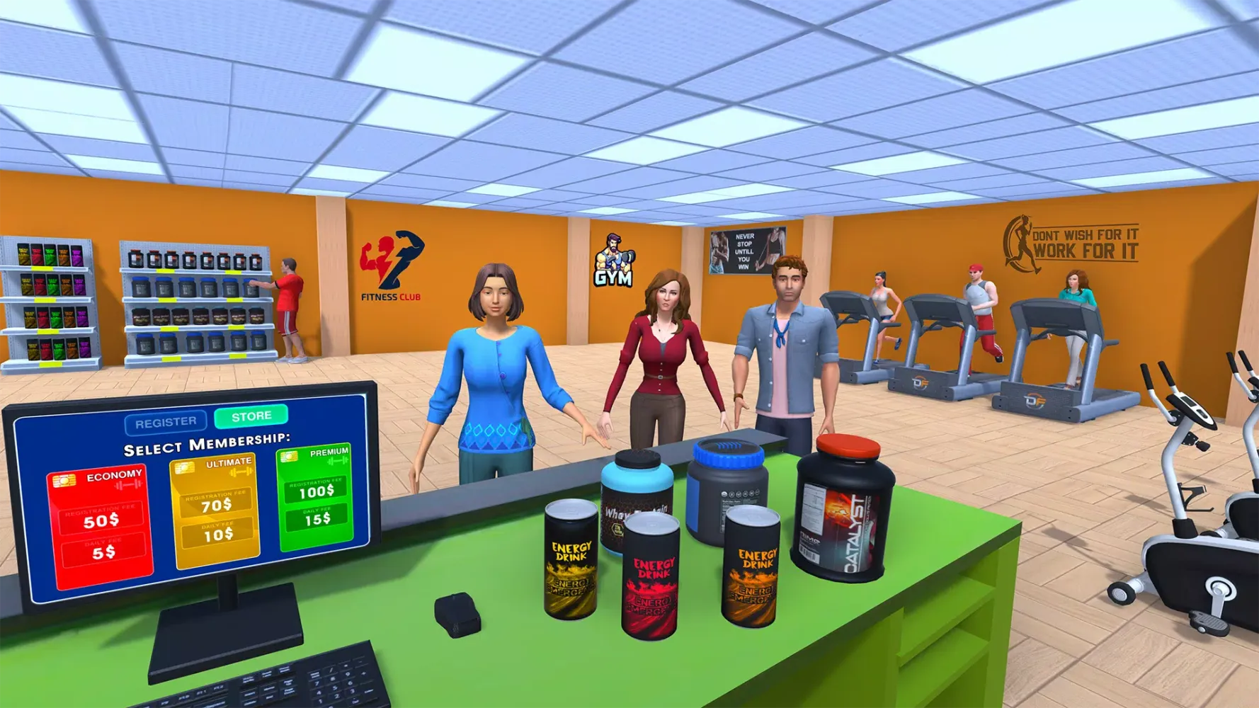 My Gym Simulator Fitness Store Screenshots