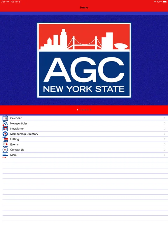 AGC NYS iPad  Screenshots
