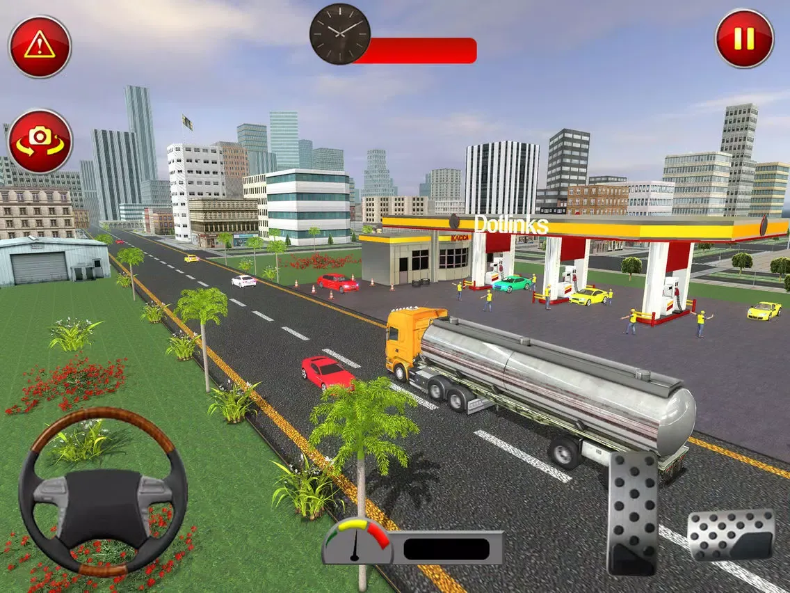 Tangkapan layar Gas Station Parking Service: Car Driving Simulator iPad 