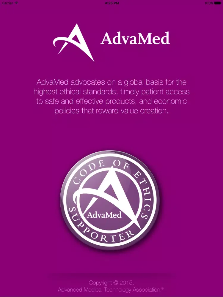 AdvaMed China Code iPad  स्क्रीनशॉट